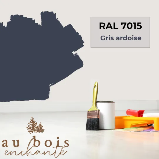 Peinture norme jouet Gris ardoise (RAL 7015)