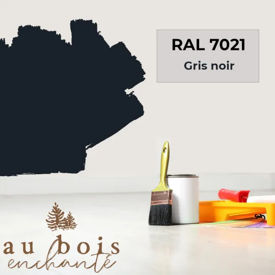 Toy standard paint Black Grey (RAL 7021)