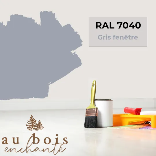Peinture norme jouet Gris fenêtre (RAL 7040)