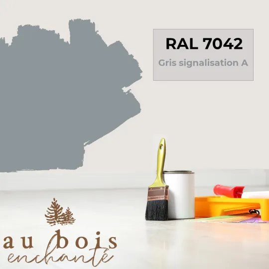Peinture norme jouet Gris signalisation A (RAL 7042)