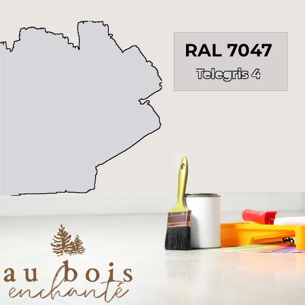 Peinture norme jouet Telegris 4 (RAL 7047)