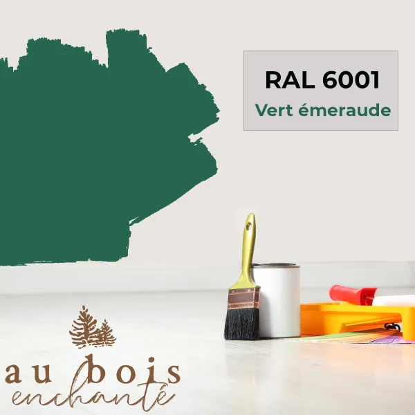 Peinture norme jouet Vert émeraude (RAL 6001)