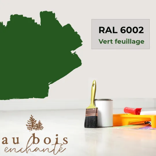 Peinture norme jouet Vert feuillage (RAL 6002)