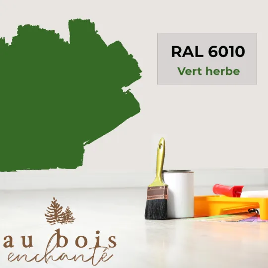 Peinture norme jouet Vert herbe (RAL 6010)