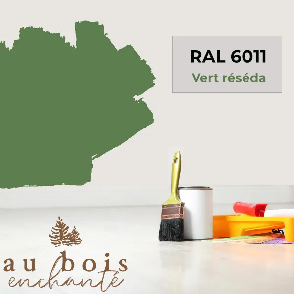 Peinture norme jouet Vert réséda (RAL 6011)