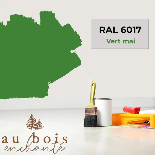 Paint standard toy Green May (RAL 6017)