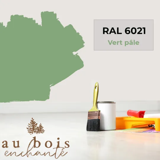 Peinture norme jouet Vert pâle (RAL 6021)