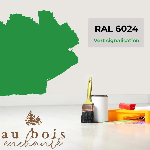 Paint standard toy Green signage (RAL 6024)