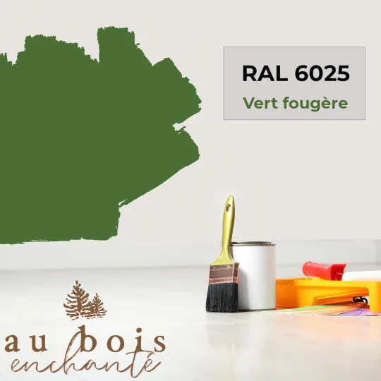 Peinture norme jouet Vert fougère (RAL 6025)