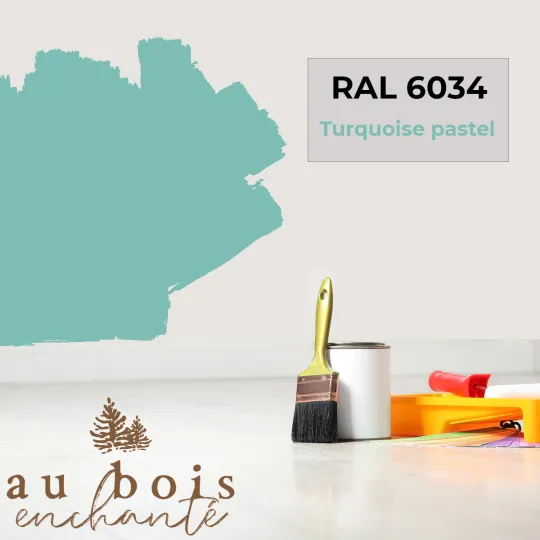 Pastel Turquoise Toy Standard Paint (RAL 6034)