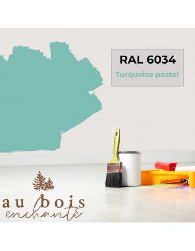 Peinture norme jouet Turquoise pastel (RAL 6034)