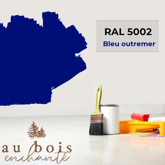 Peinture norme jouet                   
Bleu outremer (RAL 5002)