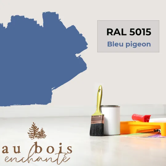 Peinture norme jouet Bleu pigeon (RAL 5014)