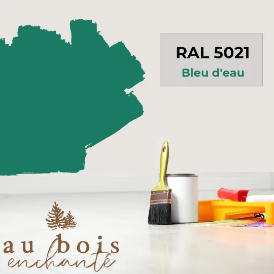 Water Blue Toy Standard Paint (RAL 5021)