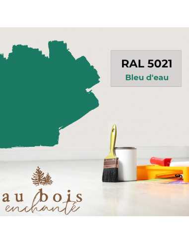 Peinture norme jouet Bleu d'eau (RAL 5021)