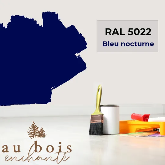 Peinture norme jouet Bleu nocturne (RAL 5022)