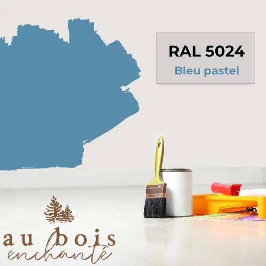Peinture norme jouet Bleu pastel  (RAL 5024)