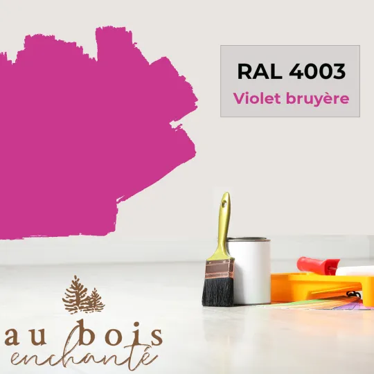 Peinture norme jouet Violet bruyère RAL 4003  - Au Bois Enchanté