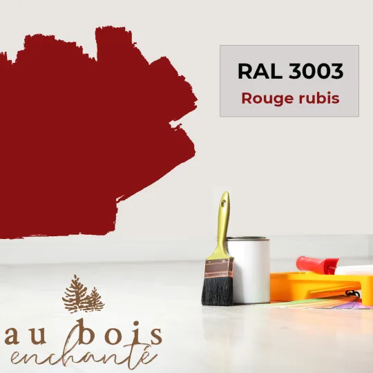 Peinture norme jouet Rouge rubis (RAL 3003)