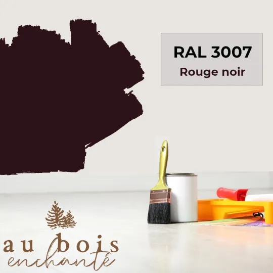 Peinture norme jouet Rouge noir (RAL 3007)
