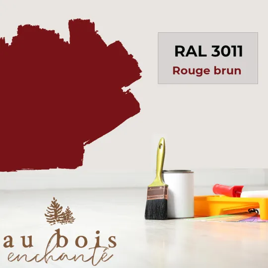 Peinture norme jouet Rouge brun (RAL 3011)