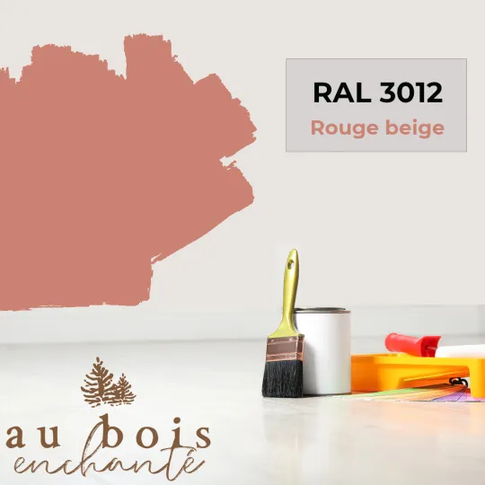 Peinture norme jouet Rouge beige (RAL 3012)