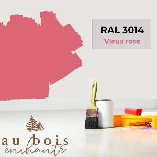 Peinture norme jouet Vieux rose (RAL 3014)