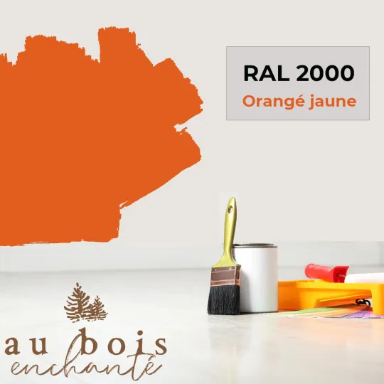 Peinture norme jouet Orangé jaune (RAL 2000)