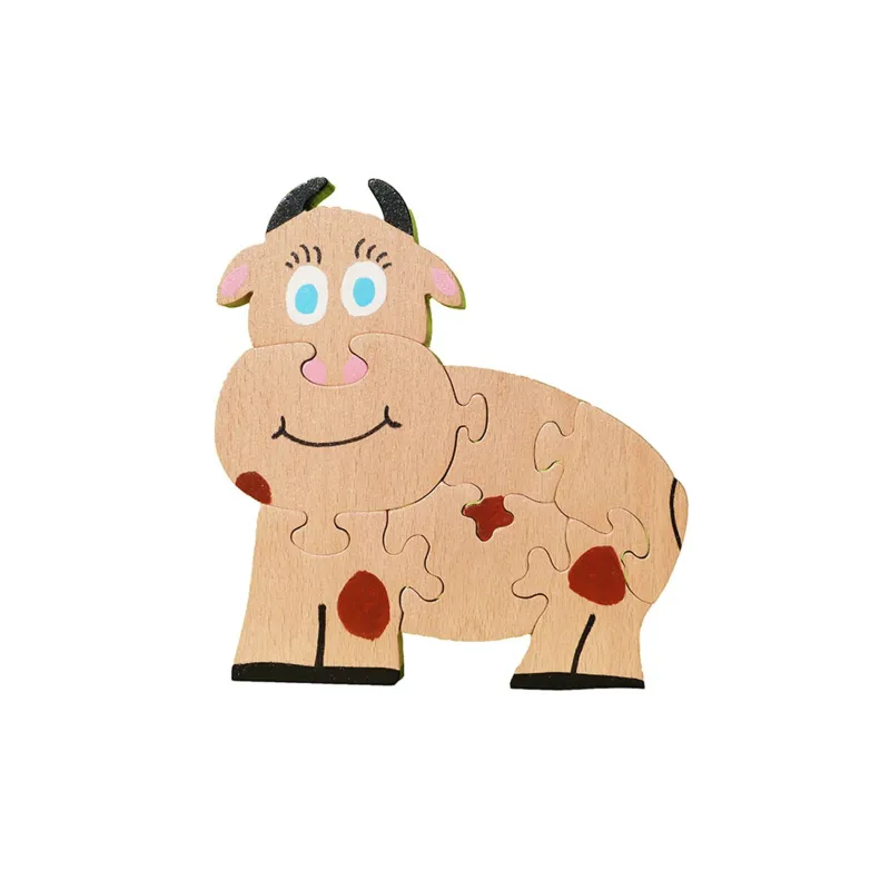 wooden puzzle - cow puzzle 1 wooden puzzle - cow puzzle 1