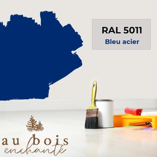 Teinte norme jouet Bleu acier RAL 5011-Au bois enchanté
