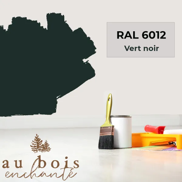 Teinte norme jouet Vert noir RAL 6012-Au bois enchanté
