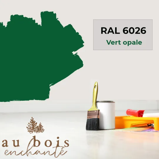 Toy standard shade Opal Green RAL 6026  - Au Bois Enchanté