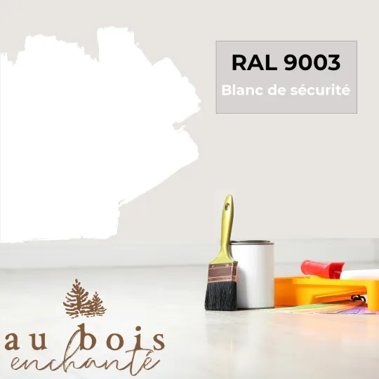 Toy standard tint Safety white RAL 9003  - Au Bois Enchanté