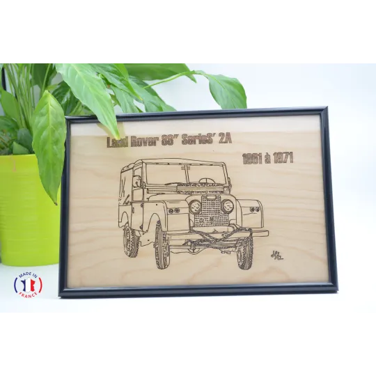 Table Land Rover 88" Series' 2A in Finnish birch plywood.