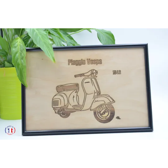 Painting Piaggio Vespa