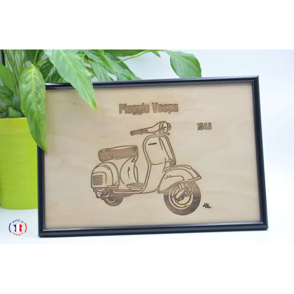 Painting Piaggio Vespa