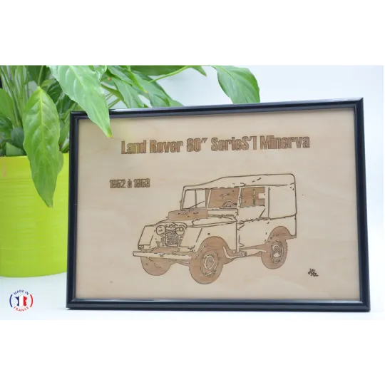 Table Land Rover 80" Minerva Series'1 in Finnish birch plywood.-Au bois enchanté