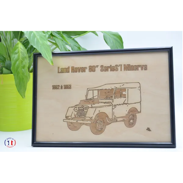 Table Land Rover 80" Minerva Series'1 in Finnish birch plywood.-Au bois enchanté