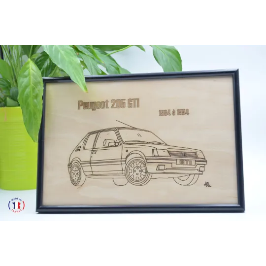 Table Peugeot 205 GTI