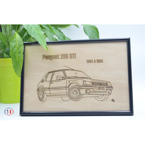 Tableau Peugeot 205 GTI