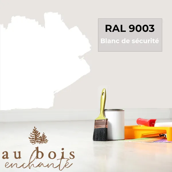 Peinture norme jouet  Noir de sécurité (RAL 9003)