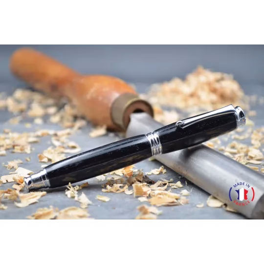 Stylo plume Julian en bois d'Ebène  - Au Bois Enchanté
