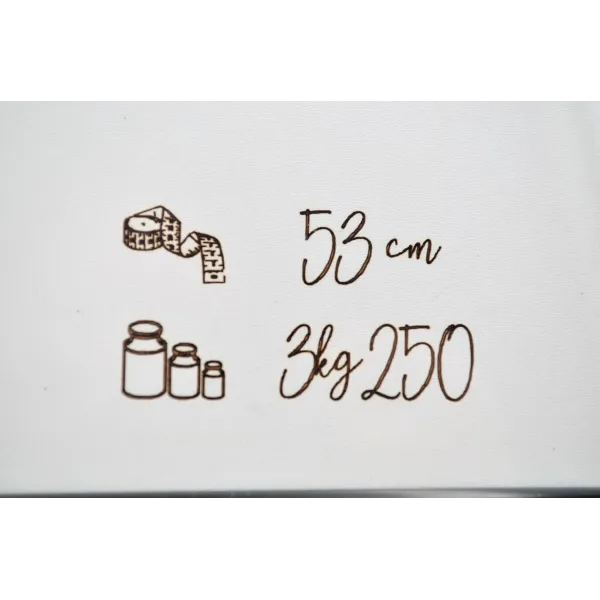 Birth Baby Chart in White Background