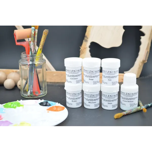 Kit peintures norme jouet