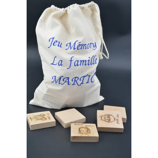 Jeu Memory Famille personnalisable