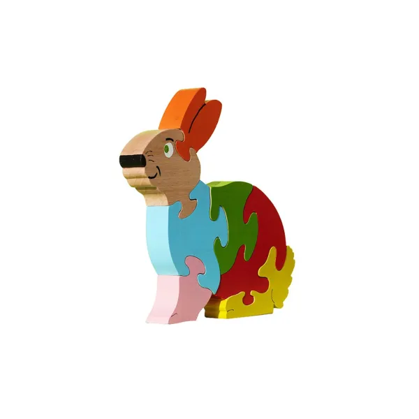 puzzle en bois - Puzzle Lapin