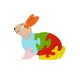 puzzle en bois - Puzzle Lapin