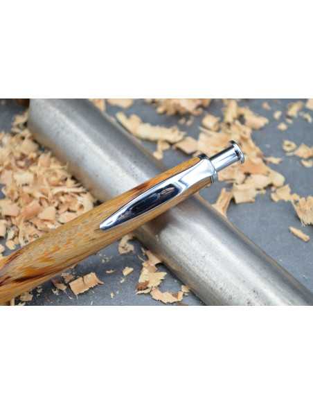 Ballpoint pen made of Snake wood.