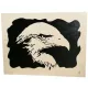 tableau en bois chantournés - tableau tête d'aigle