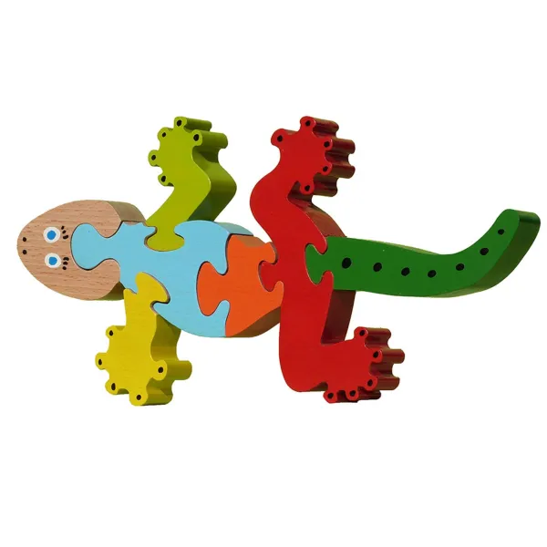 puzzle en bois - puzzle salamandre